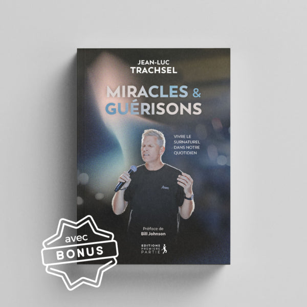 Visual of the book Moving in Miracles and Healing from Jean-Luc Trachsel